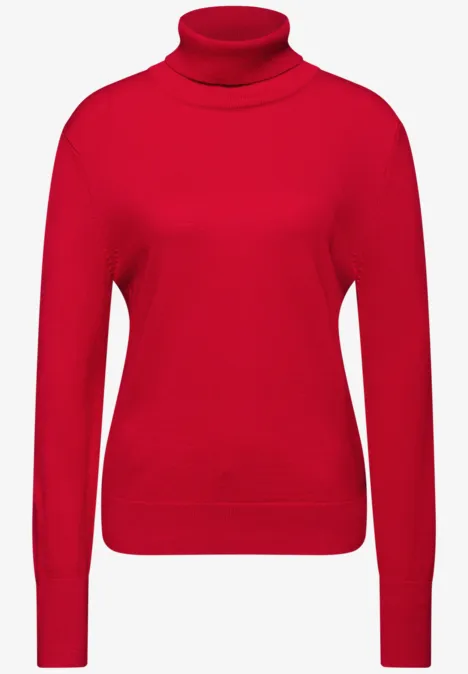 Trui met col racing red