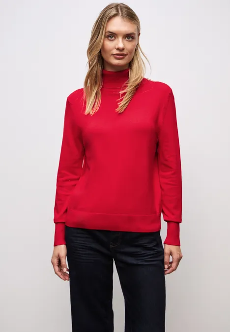 Trui met col racing red
