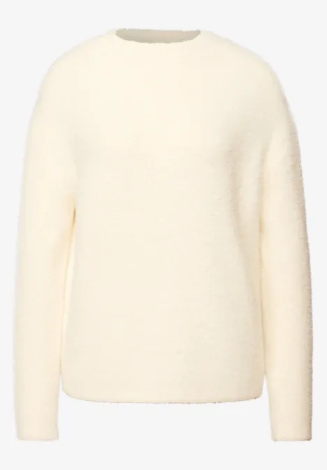 Federgarn Pullover soft beige