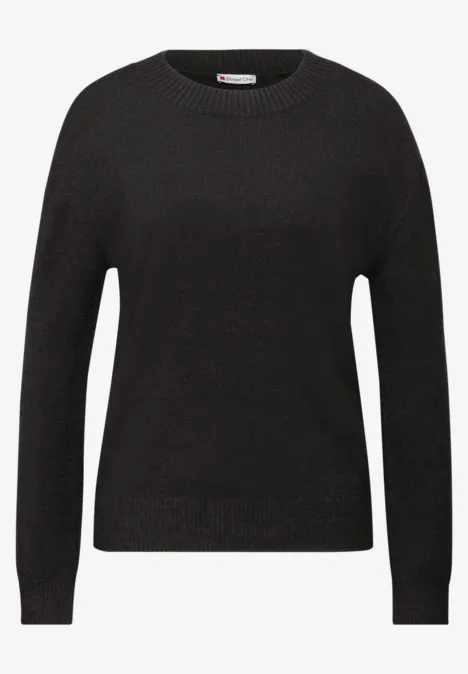 Pullover mit Gallonstreifen darkest brown