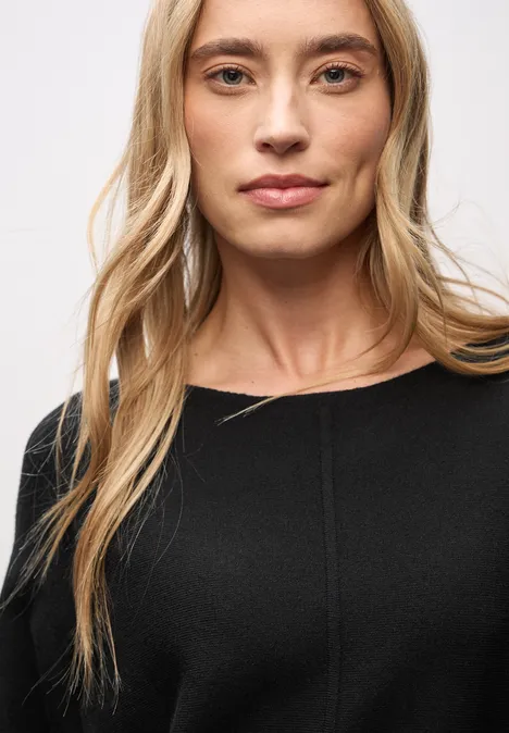 Basic Dolman Pullover Black