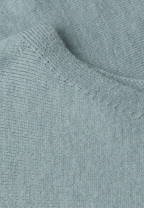 Basic Dolman Pullover nile blue mel.