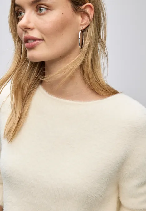 Federgarn Pullover soft beige