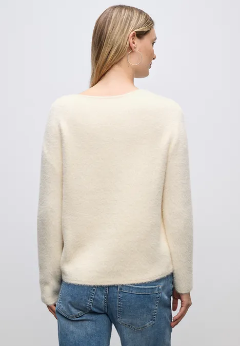 Federgarn Pullover soft beige
