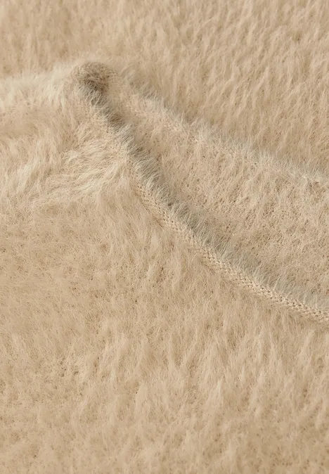 Federgarn Pullover sanded beige