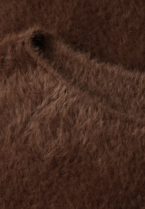 Federgarn Pullover hazelnut brown