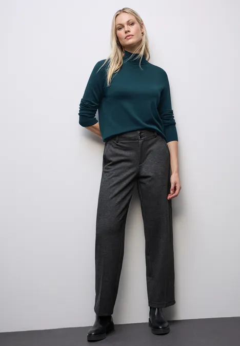 Turtleneck Pullover tide blue