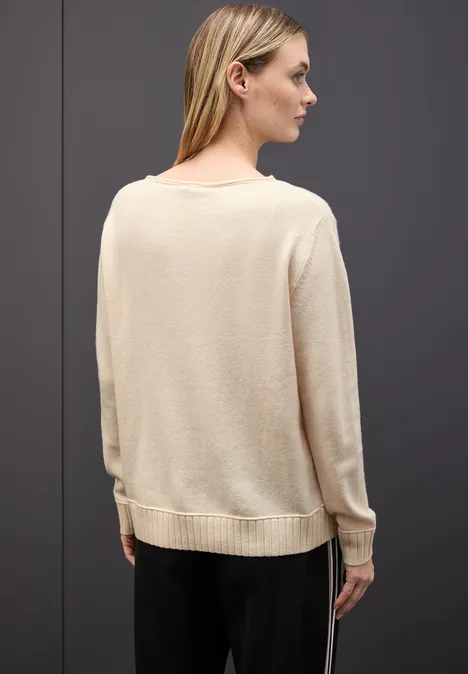 Basic Pullover soft beige
