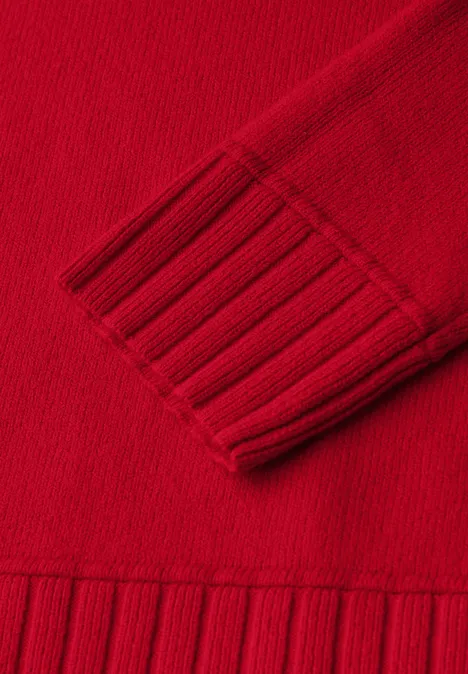 Basic Pullover racing red