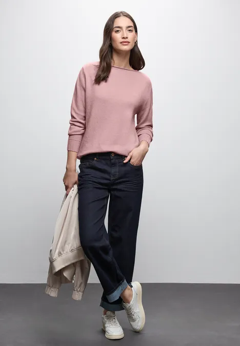 Basic Pullover powder pink mel.