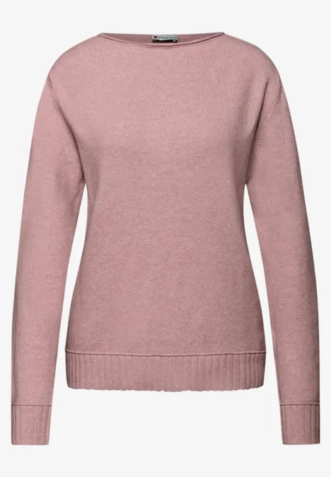 Basic Pullover powder pink mel.