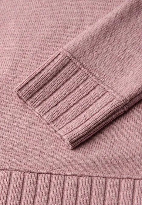 Basic Pullover powder pink mel.