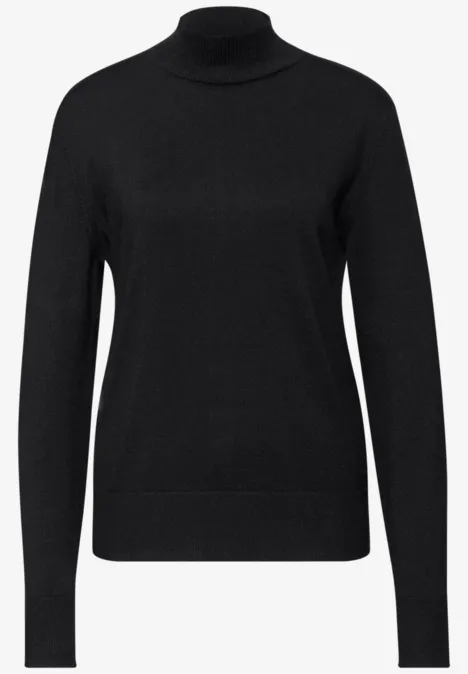 Pullover mit Turtleneck Black