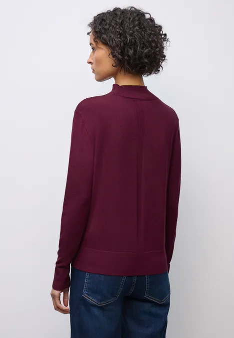 Pullover mit Turtleneck noble red
