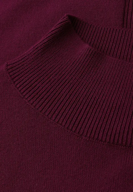 Pullover mit Turtleneck noble red