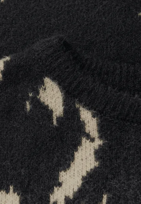 Softer Jacquard Pullover anthra grey Softer Jacquard Pullover anthra grey