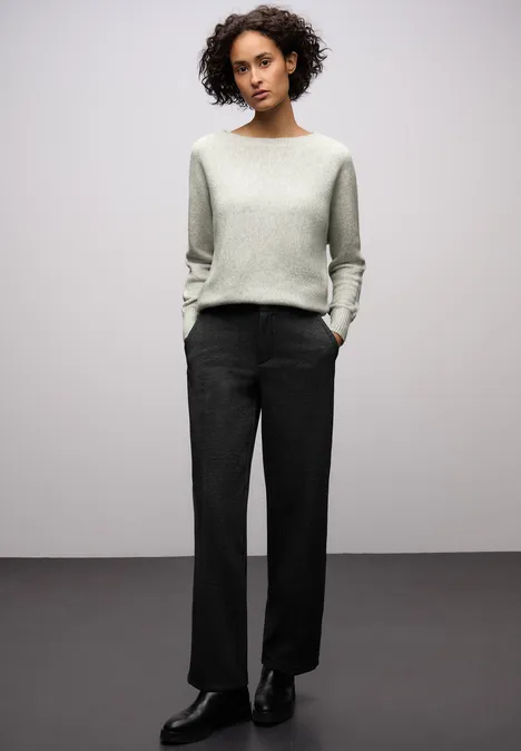 Cosy Dolman-trui pelican grey mel. Cosy Dolman-trui pelican grey mel.