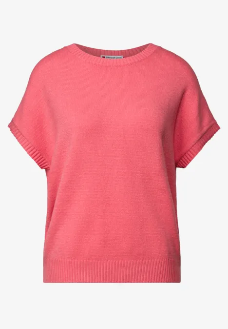 Cozy Pullover almond coral
