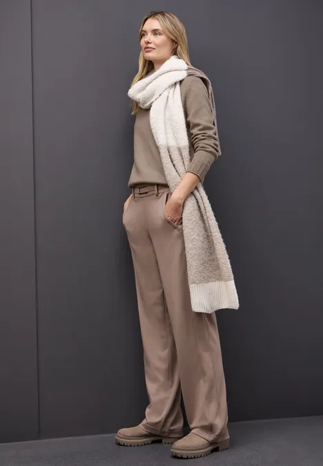 Basic Turtleneck Pullover mocha glow mel.