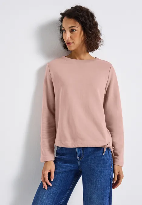 Rundhals Sweatshirt faded rose