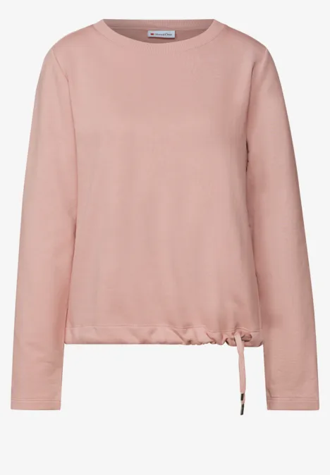 Rundhals Sweatshirt faded rose