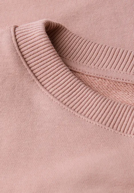 Rundhals Sweatshirt faded rose