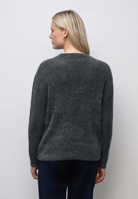 Federgarn Pullover gravel grey