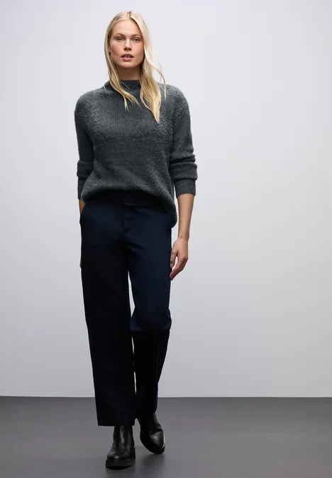Federgarn Pullover gravel grey