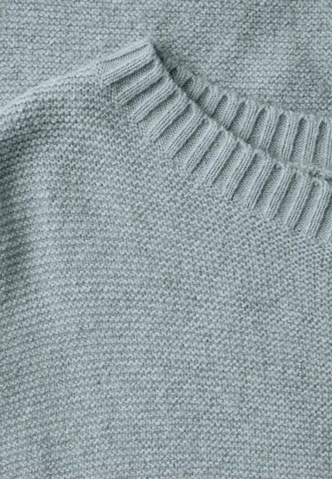 Trui met lange mouwen nile blue mel.