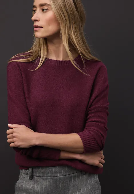 Langarmpullover wildberry red Langarmpullover wildberry red