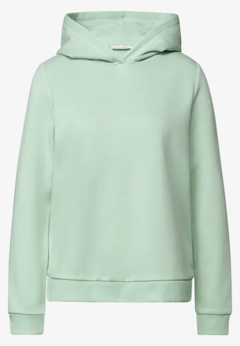 Sweatshirt mit Kapuze serene green
