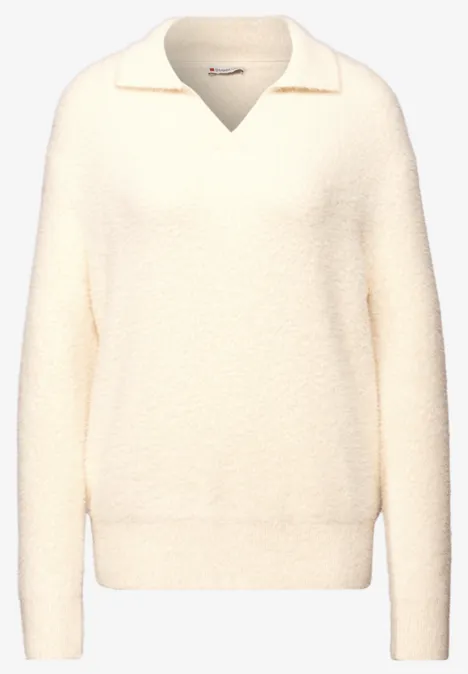 Federgarn Pullover soft beige