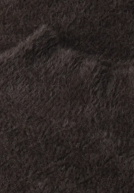 Kuscheliger Strukturpullover deep roast brown