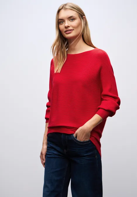 Pull-over Dolman racing red