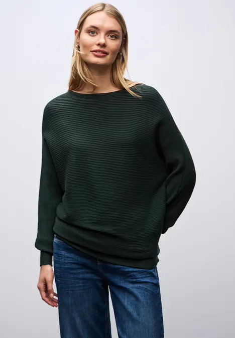 Pull-over Dolman evernight green