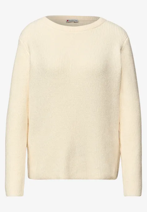 Chenille trui soft beige Chenille trui soft beige