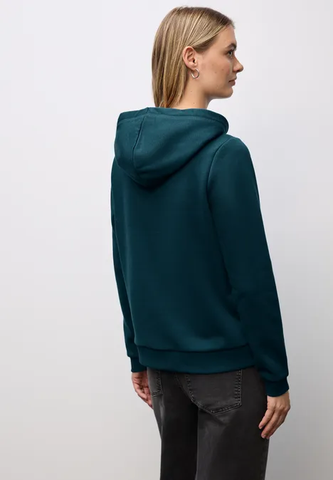 Sweatshirt mit Kapuze tide blue