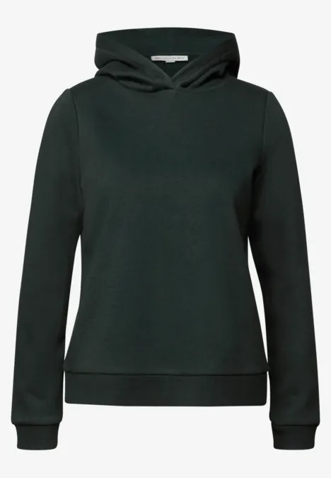 Sweat-shirt avec capuche evernight green