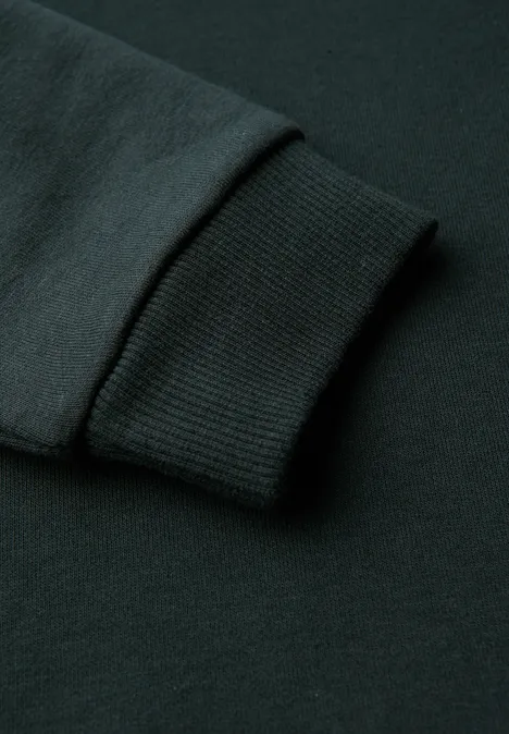Sweatshirt mit Kapuze evernight green