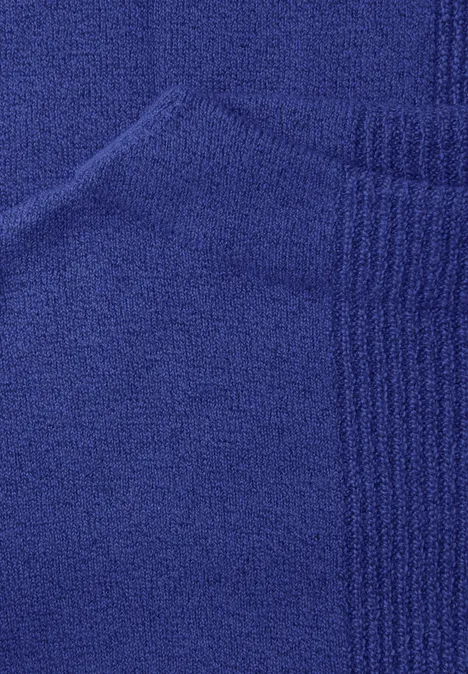 Trui met structuurmix amparo blue mel.