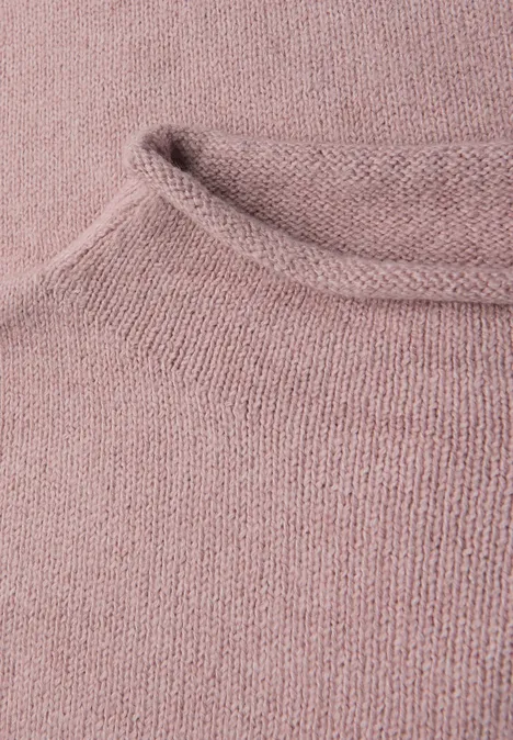 Pullover mit Turtleneck powder pink mel.