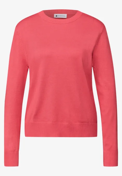 Basic Pullover striking coral Basic Pullover striking coral