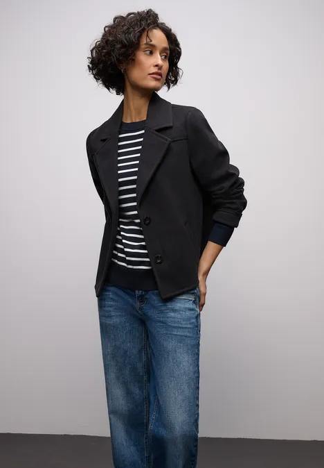 Gestreifter Pullover deep blue Gestreifter Pullover deep blue