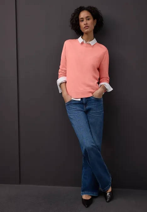 Basic Pullover light apricot Basic Pullover light apricot