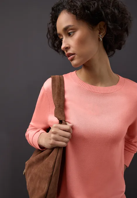 Basic Pullover light apricot Basic Pullover light apricot