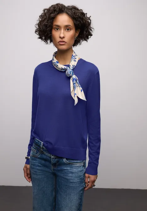 Basic Pullover amparo blue Basic Pullover amparo blue