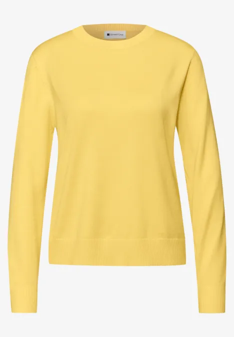 Basic Pullover bloom yellow Basic Pullover bloom yellow
