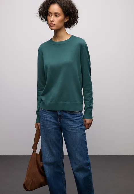 Basic Pullover mediterra green Basic Pullover mediterra green