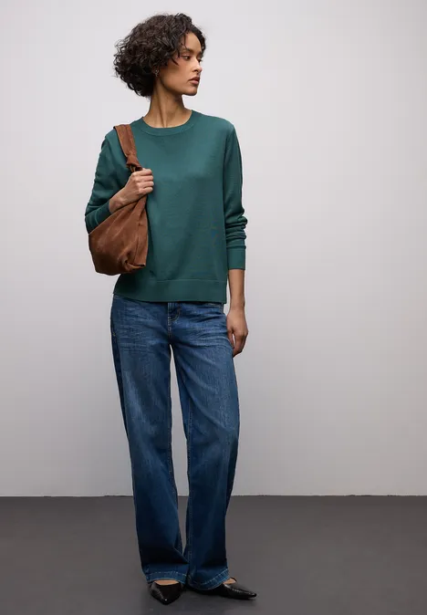 Basic Pullover mediterra green Basic Pullover mediterra green