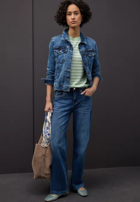 Gestreifter Pullover pale mint green Gestreifter Pullover pale mint green